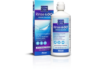 CLEAR CARE ® Rinse & Go  Solution
