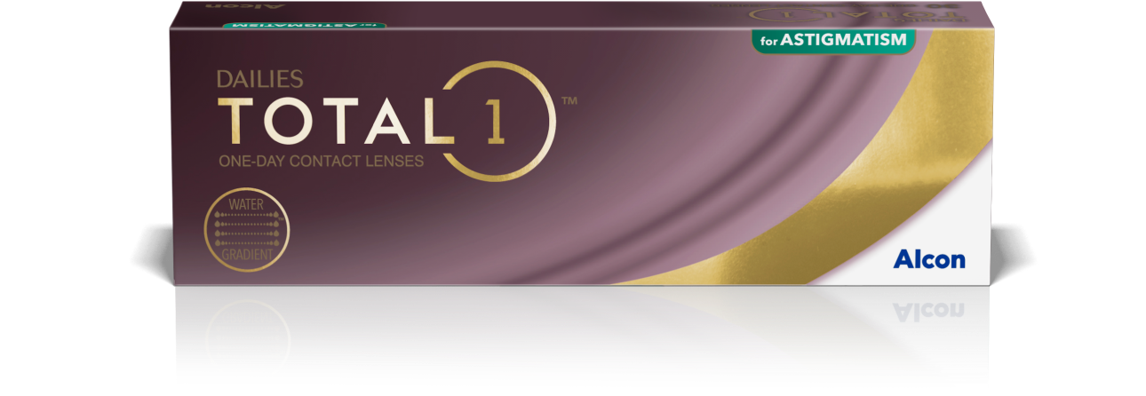 Dailies Total1 for Astigmatism Product Box