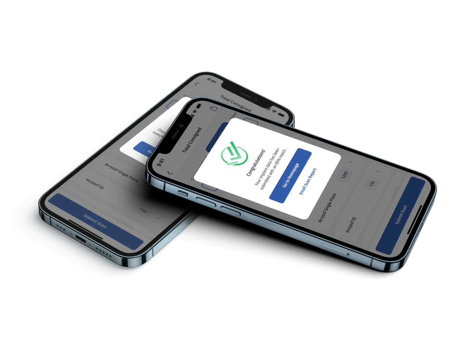 Smiling male eye doctor wearing a white lab coat