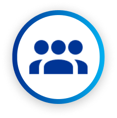 Happy couple wearing contact lenses