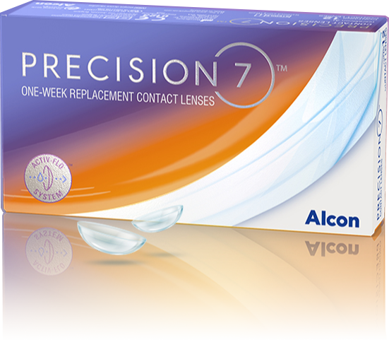Precision7 One-Week Replacement Contact Lenses Box
