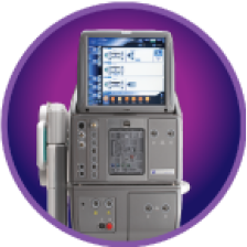 Sharkskin Circle with Black Background