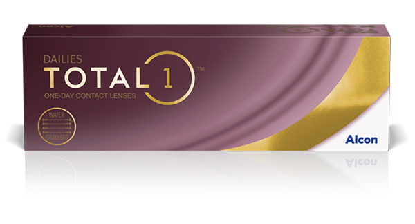 product box for Dailies Total1 daily contact lenses by Alcon