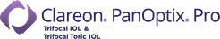 official logo for Clareon Panoptix Pro, Trifocal IOL & Trifocal Toric IOL