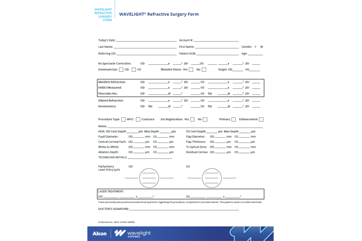 Surgical Data Form