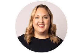 professional headshot of Jessilin Quint OD, MBA, MS, FAAO