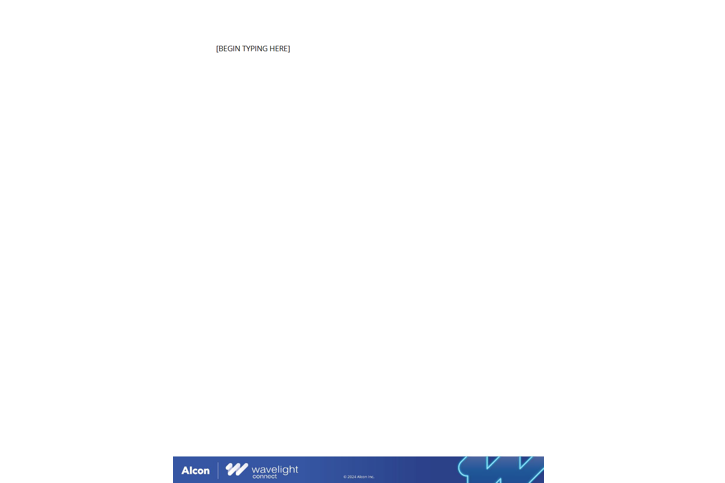 Wavelight Connect Letterhead