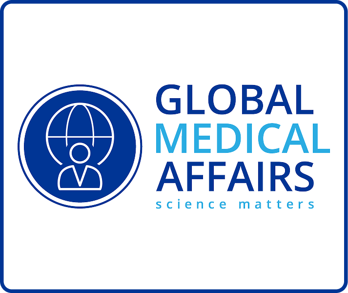 Logo for Global Medical Affairs with the tagline 'science matters' underneath.